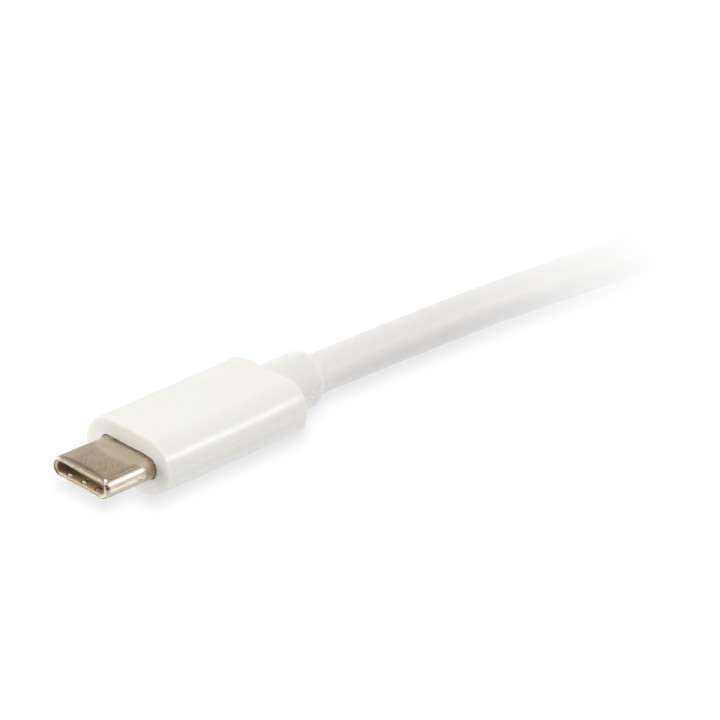 Cable EQUIP USB-C/M a USB-C/M 2m Blanco (EQ128352)