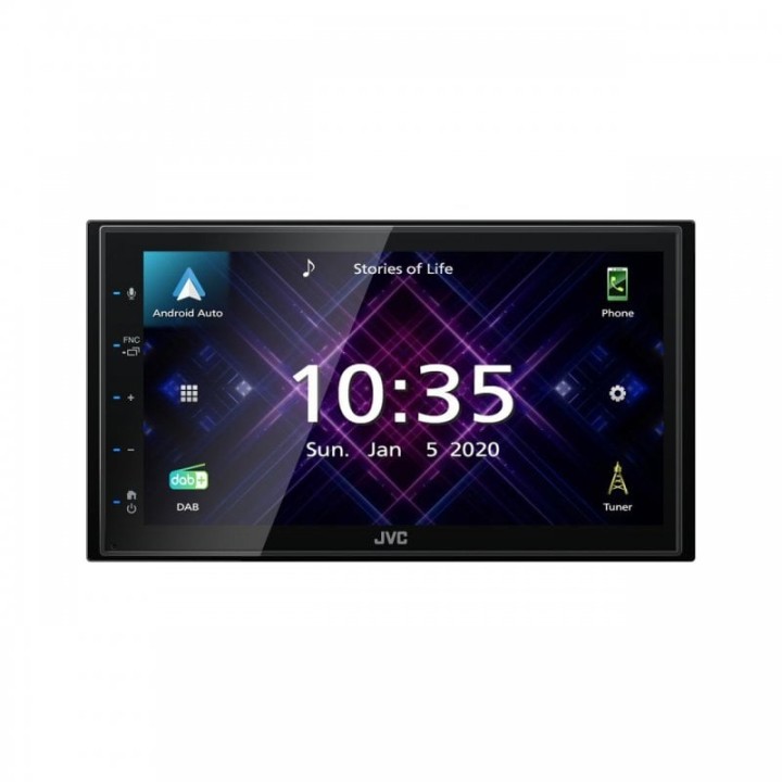 JVC KW-M565DBT Dab+/Bluetooth/Apple CarPlay/Android-Auto/6.8" Táctil
