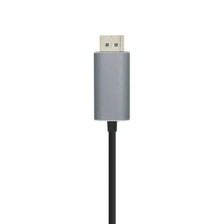 Aisens Cable USB-C a DisplayPort 1.8m Plateado/Negro