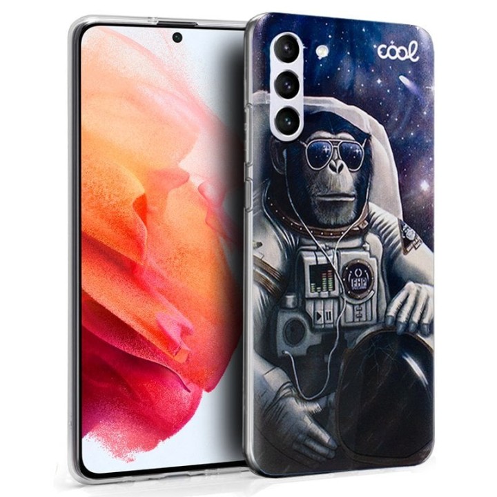Cool Funda Silicona Dibujos Astronauta para Samsung Galaxy S21