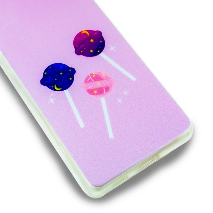 Cool Funda Silicona Dibujos Caramelos para Samsung Galaxy S21