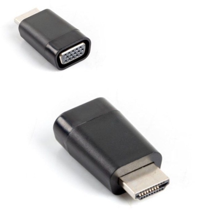 Lanberg Adaptador HDMI a VGA Macho/Hembra Negro