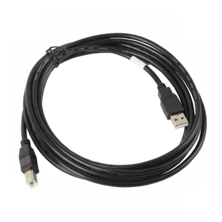 Lanberg Cable USB-A 2.0 a USB-B Macho/Macho 3m Negro
