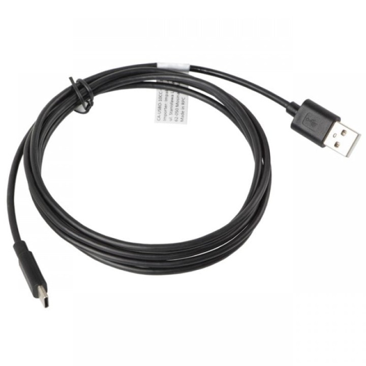 Lanberg Cable USB-C a USB-A 2.0 Macho/Macho 1.8m Negro