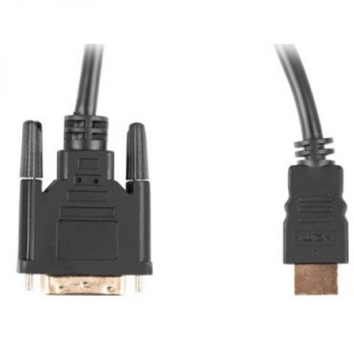 Lanberg Cable HDMI 4K a DVI-D Macho/Macho 1.8m Negro