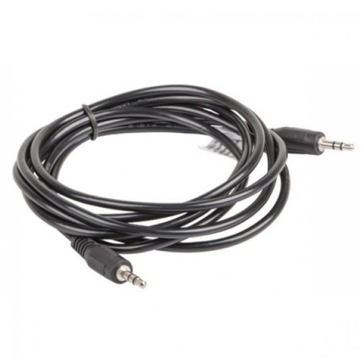 Lanberg Cable Audio MiniJack 3.5mm 3 Pin Macho/Macho 1.2m Negro