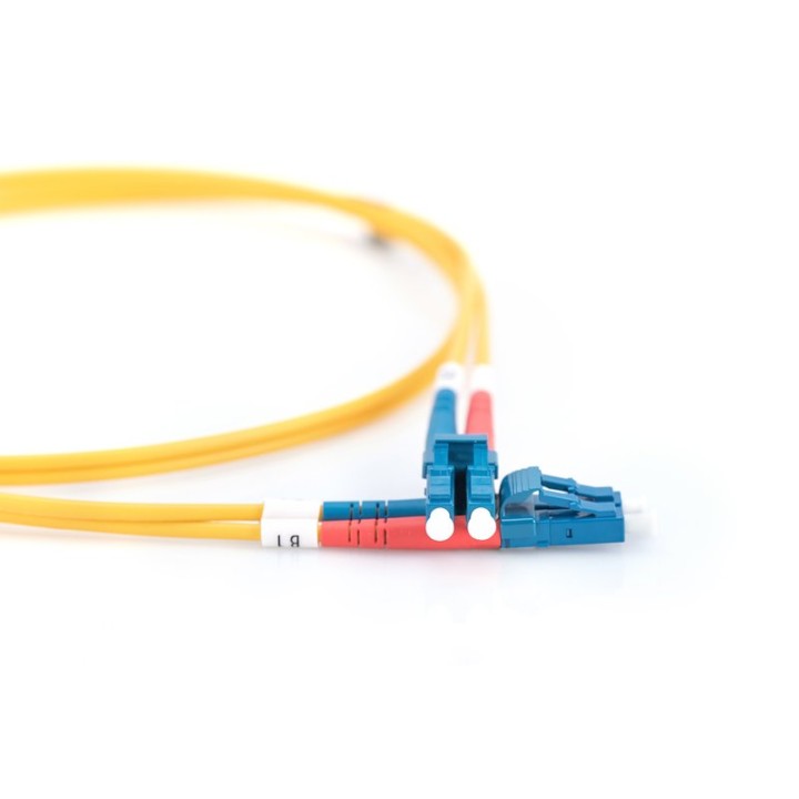 Digitus Cable de Conexión de Fibra Óptica Dúplex LC 2m Amarillo
