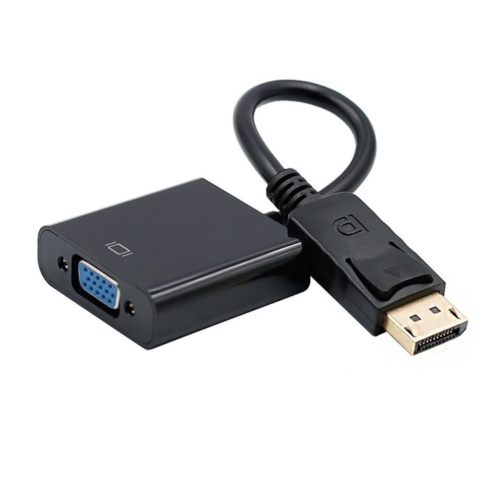 Cable AISENS DP/M a VGA/H 15cm Negro (A125-0367)