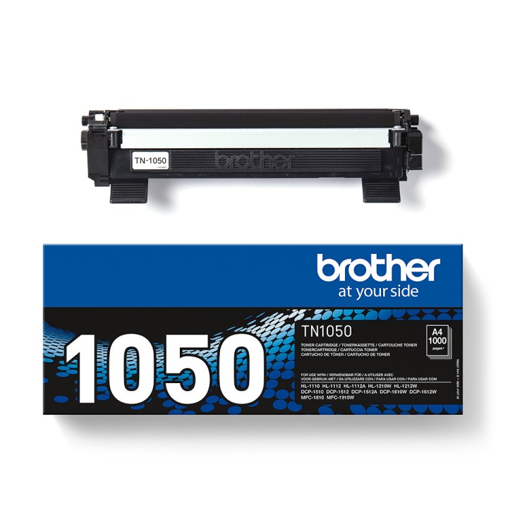 Toner BROTHER Laser Negro 1000 páginas (TN1050)