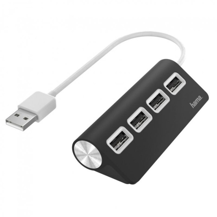 Hama Hub 4 Puertos USB 2.0