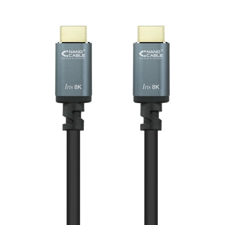 Nanocable Cable HDMI 2.1 Iris 8K Macho/Macho 2m Negro
