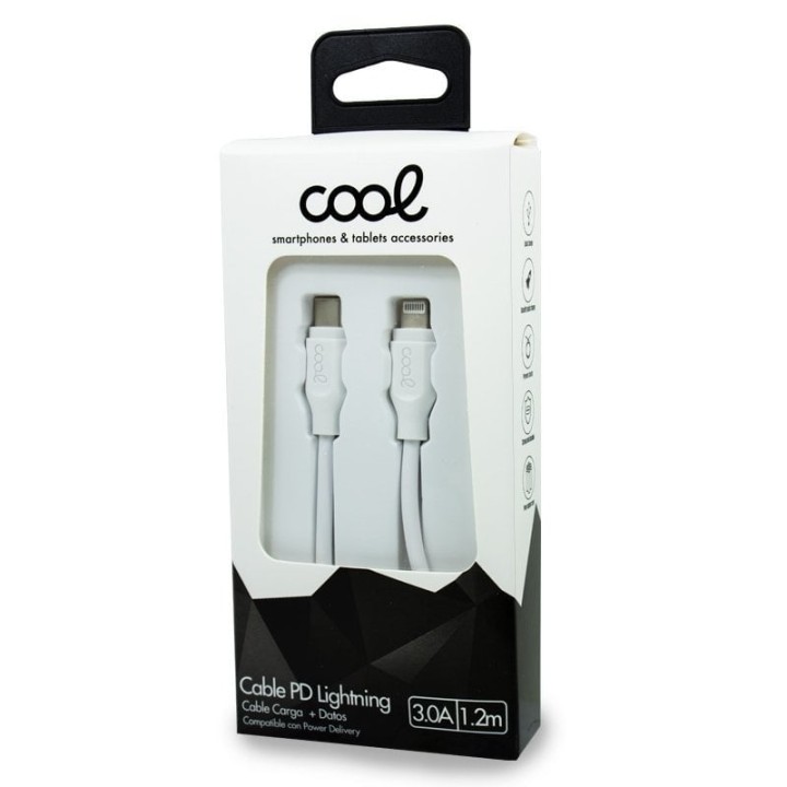 Cool Cable USB-C a Lightning 1.2m Blanco