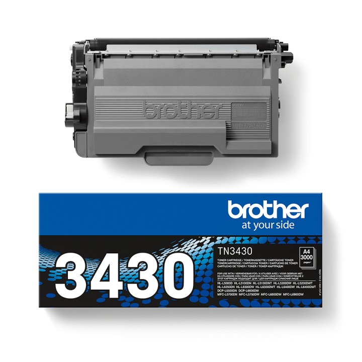 Toner BROTHER Laser Negro 3000 páginas (TN-3430)