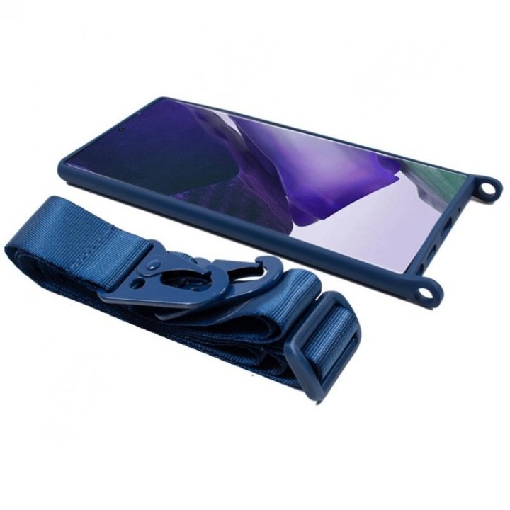 Cool Funda con Cinta Azul para Samsung Galaxy Note 20 Ultra