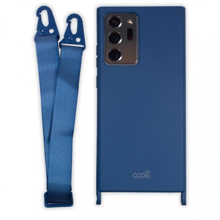 Cool Funda con Cinta Azul para Samsung Galaxy Note 20 Ultra