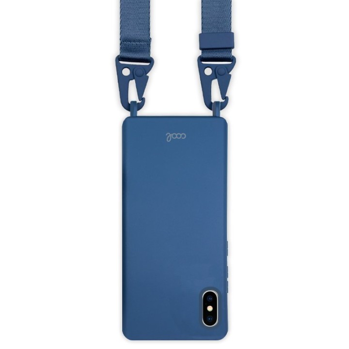 Cool Funda Colgante Azul para iPhone X/XS