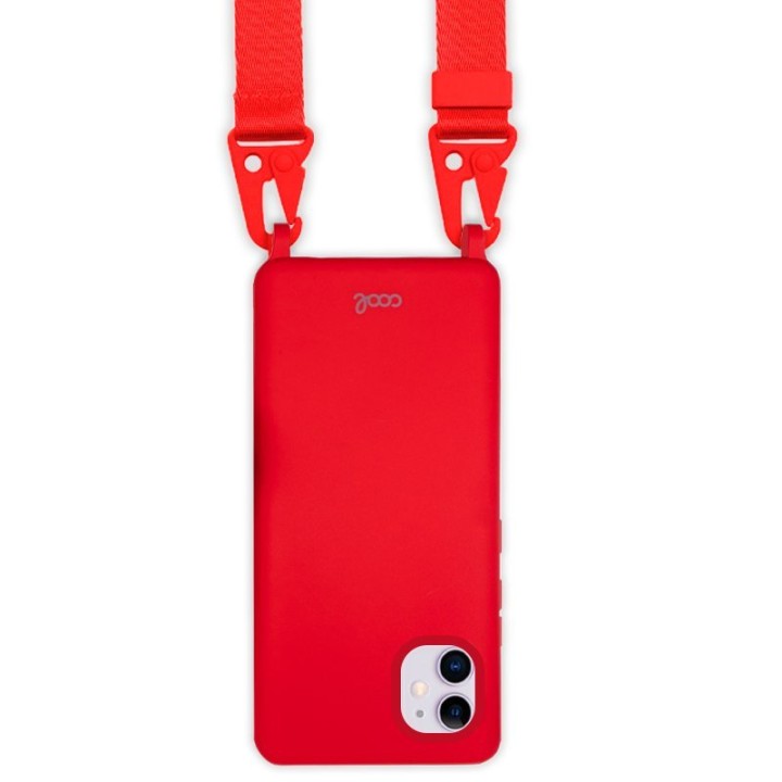 Cool Funda Colgante Roja para iPhone 11
