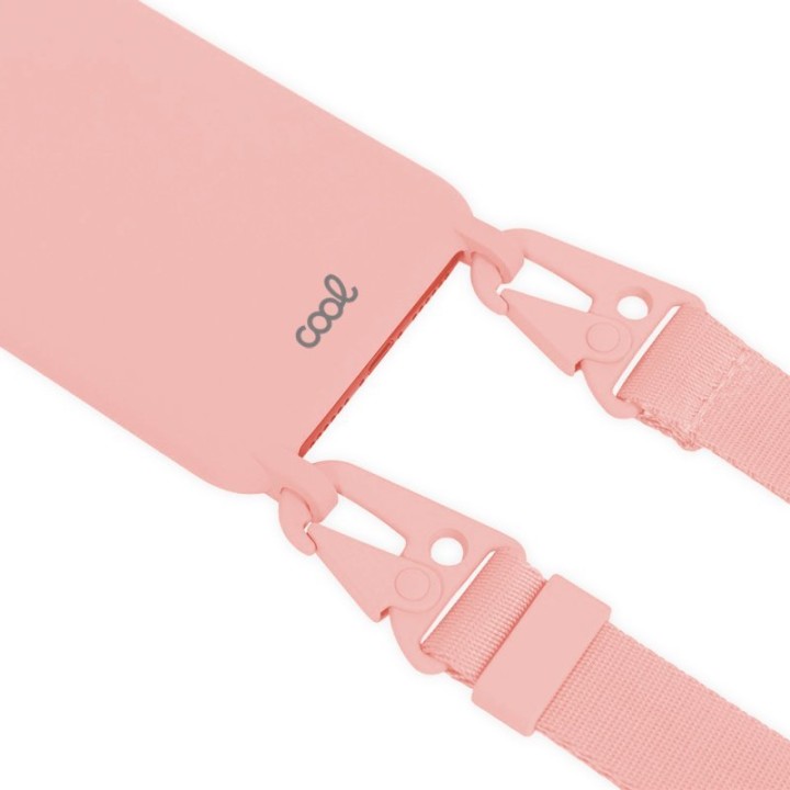 Cool Funda Colgante Rosa para iPhone 12/12 Pro