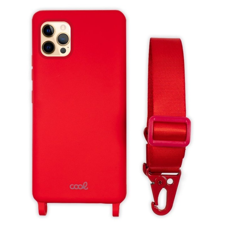 Cool Funda Colgante Rojo para iPhone 12 Pro Max