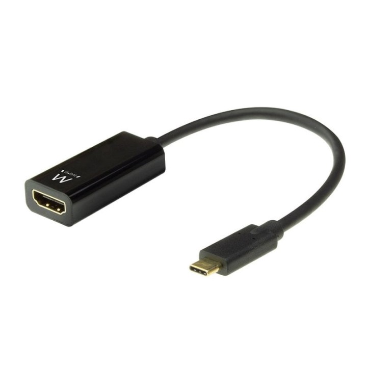 Ewent Adaptador USB-C a HDMI 4K Hembra Negro