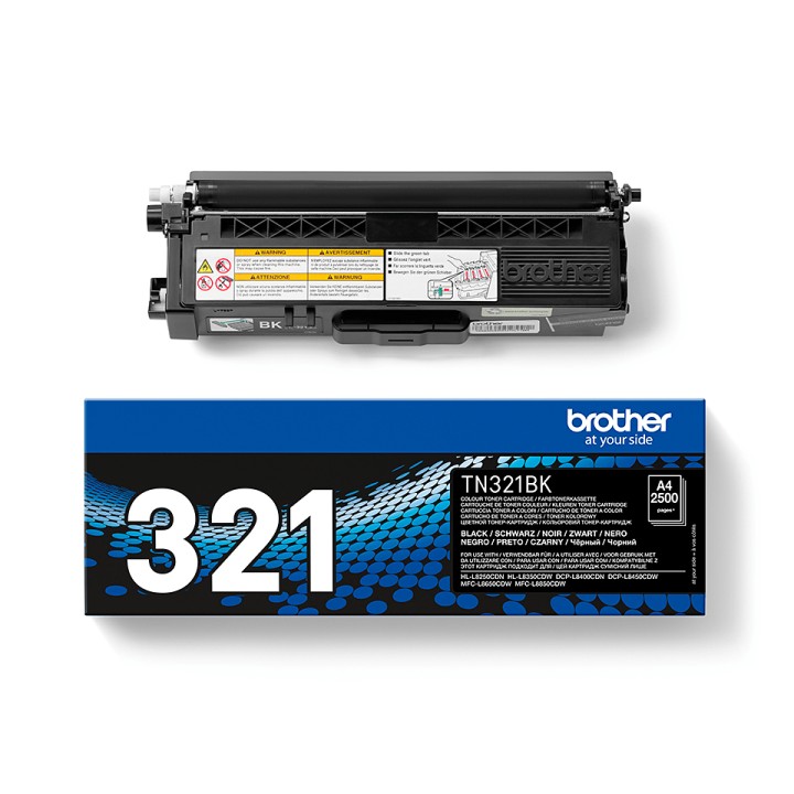 Toner BROTHER Laser Negro 2500 páginas (TN-321BK)