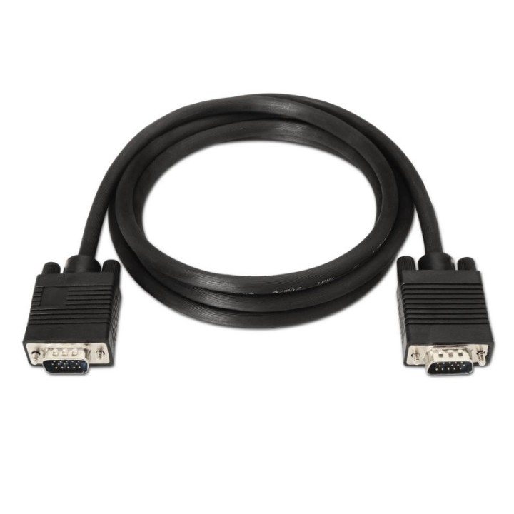 Aisens Cable SVGA Macho/Macho 3m Negro