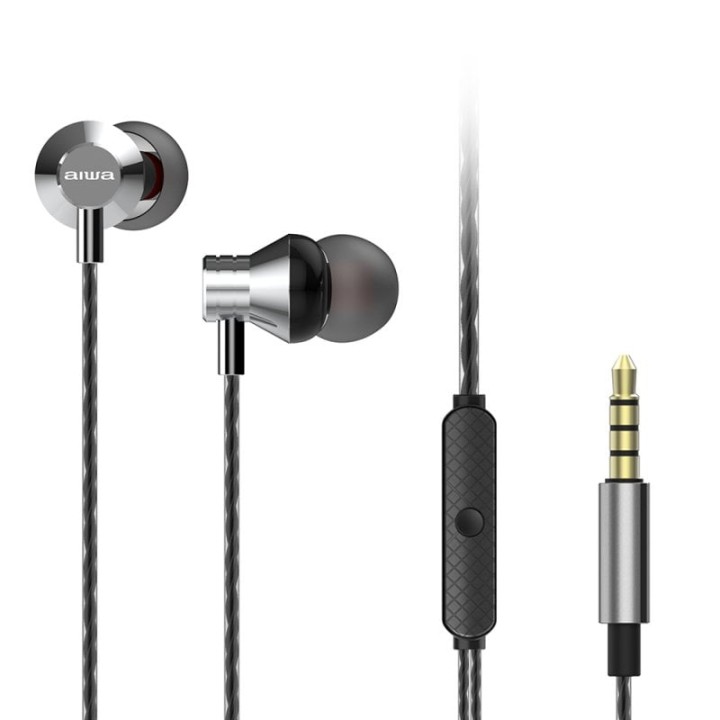 Aiwa ESTM-50 Auriculares con Micrófono Plateados
