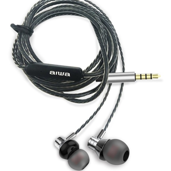 Aiwa ESTM-50 Auriculares con Micrófono Plateados