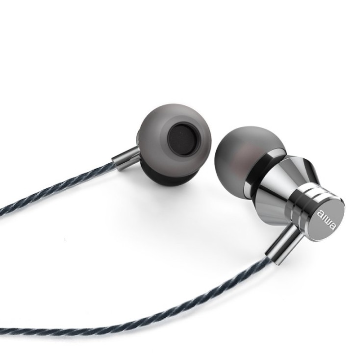 Aiwa ESTM-50 Auriculares con Micrófono Plateados