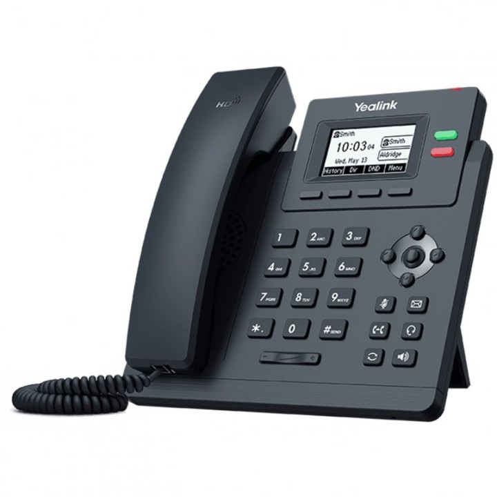 Yealink SIP-T31 Teléfono IP 2 Cuentas Sip con PSU Negro