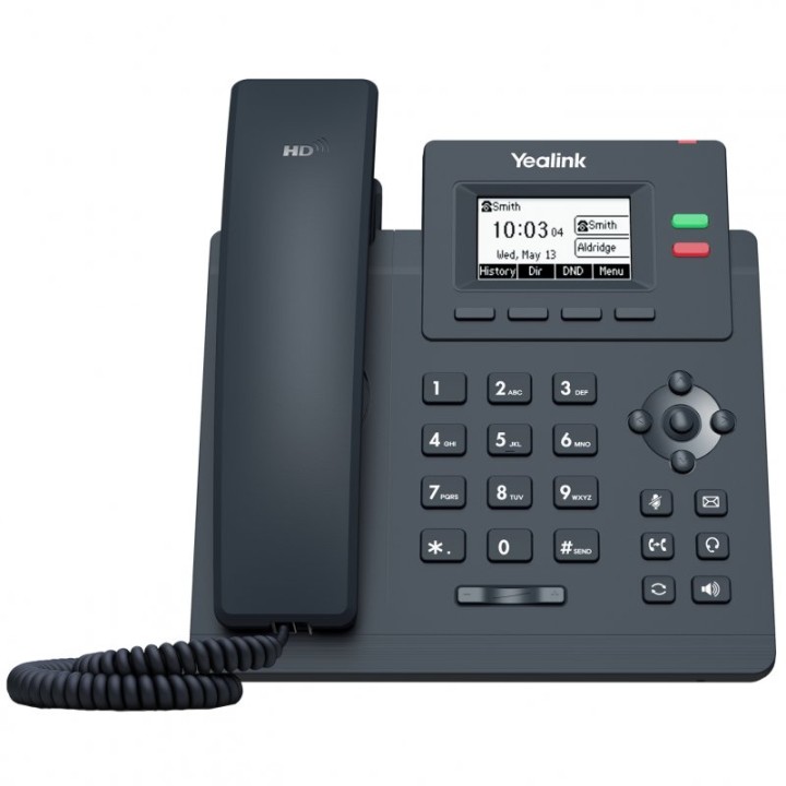 Yealink SIP-T31P Teléfono VoIP Negro