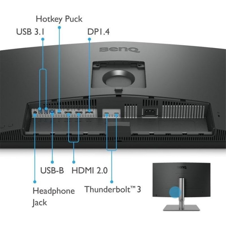 BenQ Creative Pro PD2725U 27" LED IPS UltraHD 4K AQCOLOR Pantone Validated Daisy Chain Altura Ajustable