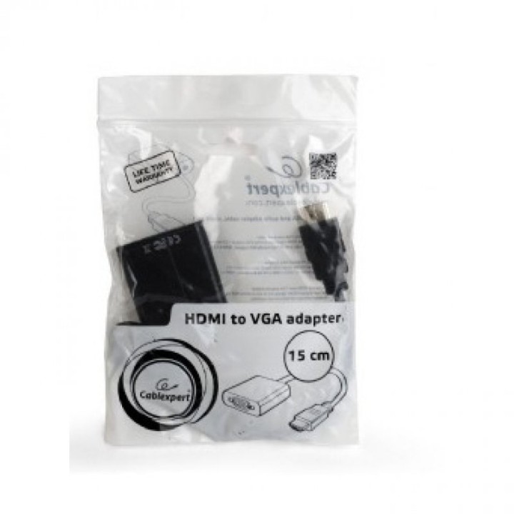 Cable HDMI a VGA sin Audio Negro