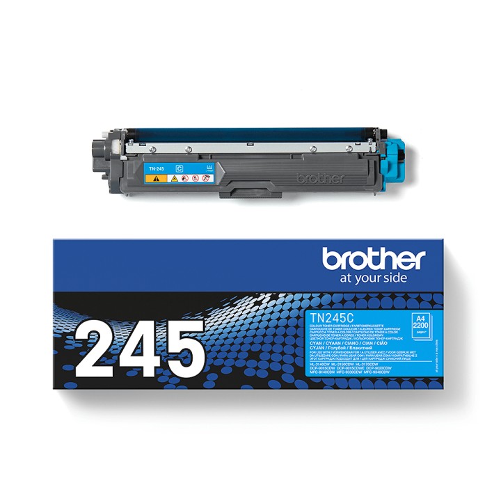 Toner BROTHER Impresión LED Cian 2200 páginas (TN-245C)