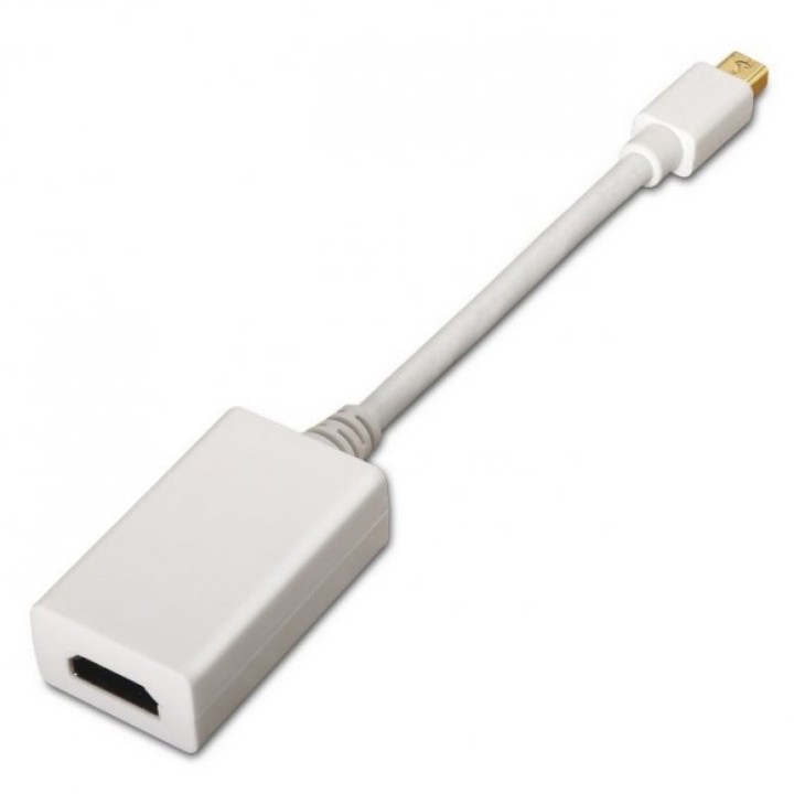 Aisens Cable Adaptador Mini DisplayPort a HDMI Macho/Hembra 15cm Blanco