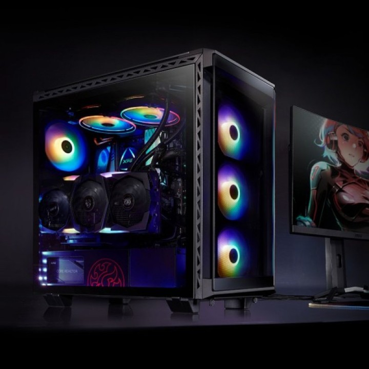 Adata XPG Battlecruiser ARGB Cristal Templado USB-C Negra