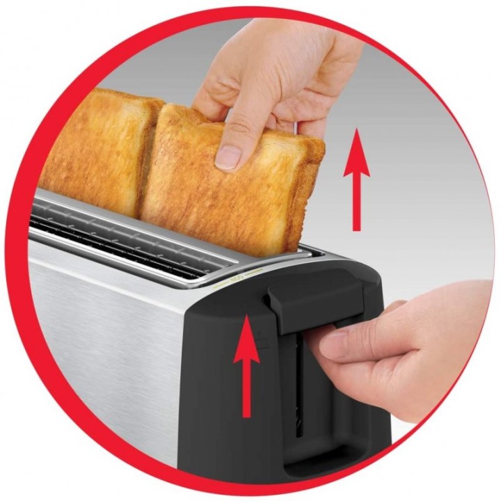 Moulinex Subito Select LS342D10 Tostadora 2 Ranuras 1700W Acero Inoxidable