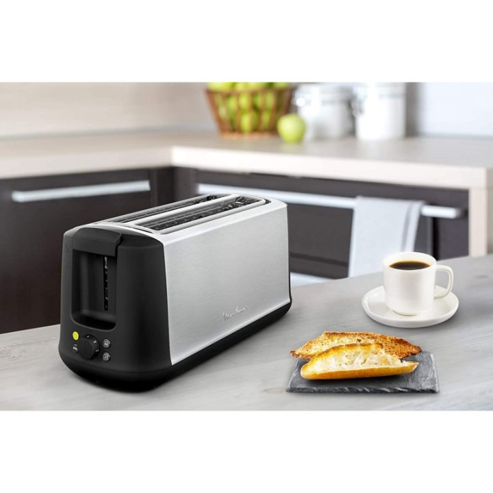 Moulinex Subito Select LS342D10 Tostadora 2 Ranuras 1700W Acero Inoxidable