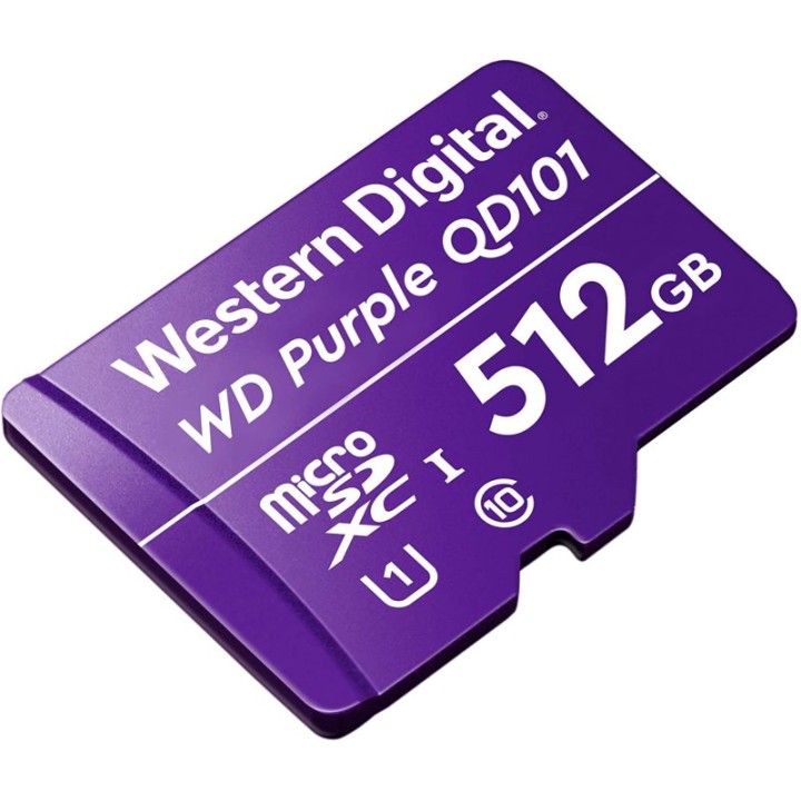 WD Purple SC QD101 MicroSDXC 512GB Clase 10 U1