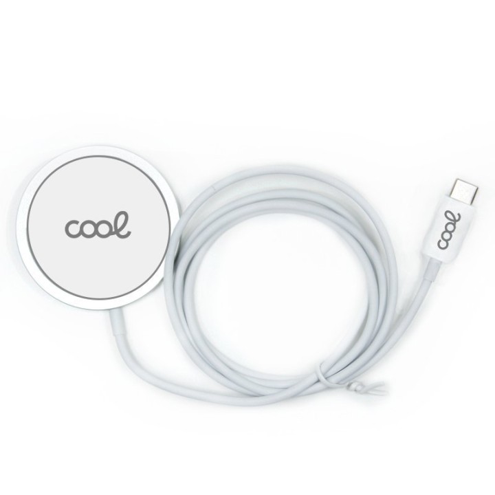 Cool Dock Cargador Inalámbrico Qi 15W Blanco
