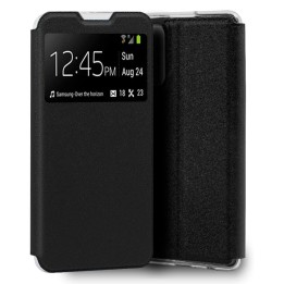 Cool Funda Flip Cover Liso Negro para Xiaomi Redmi Note 10 Pro