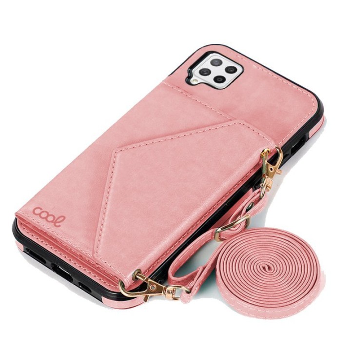 Cool Funda Colgante Wallet Rosa para Samsung Galaxy A42 5G