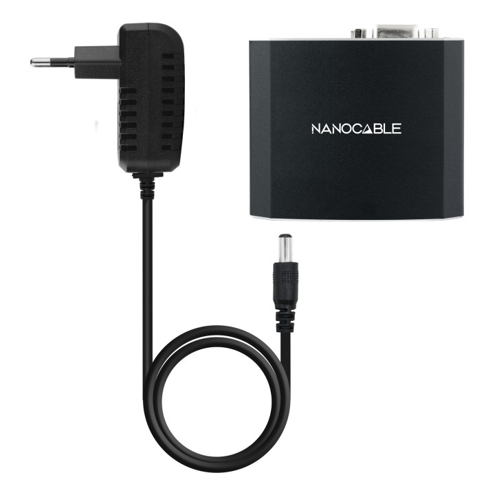 Conversor Nanocable VGA a HDMI/3.5mm 1m (10.16.2101-BK)