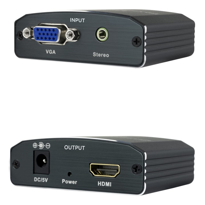 Conversor Nanocable VGA a HDMI/3.5mm 1m (10.16.2101-BK)
