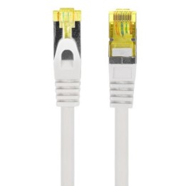 Lanberg Cable de Red RJ45 Cat.6A S/FTP 0.5m Gris
