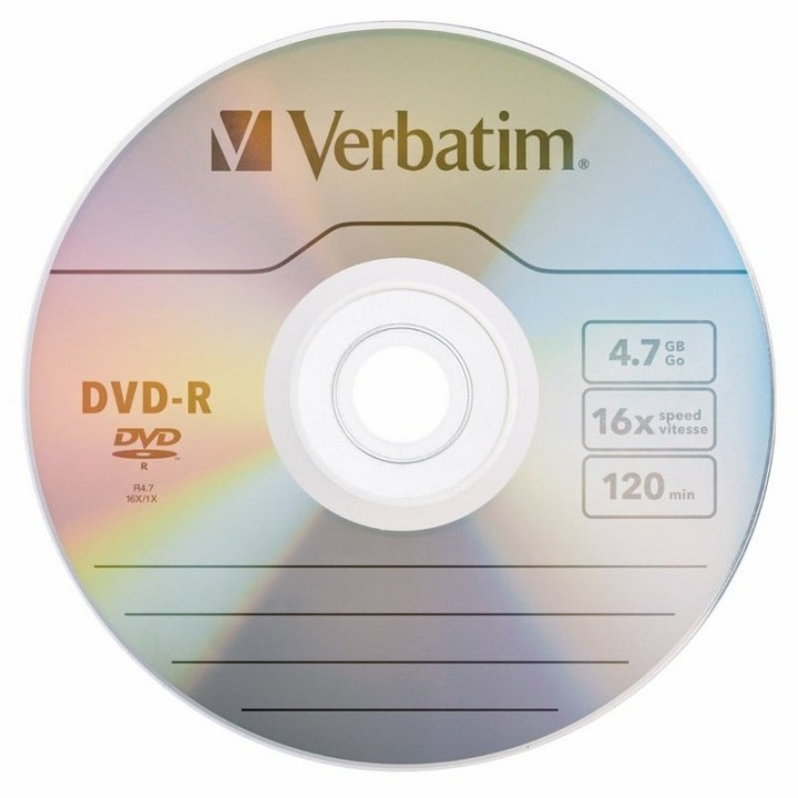 Verbatim DVD-R 16x 4.7 GB Bobina 50 Unds