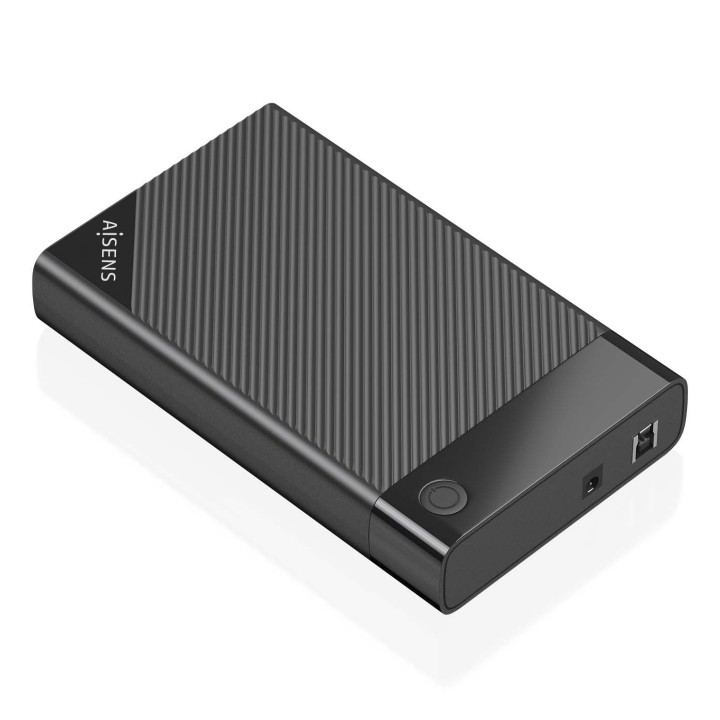 Caja AISENS HDD 3.5" SATA USB 2.0/3.1 Negro (ASE-3529B)