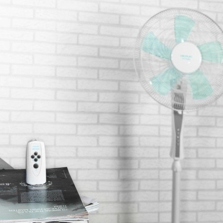 Cecotec EnergySilence 530 Power Connected White Ventilador de Pie con Mando 50W Blanco