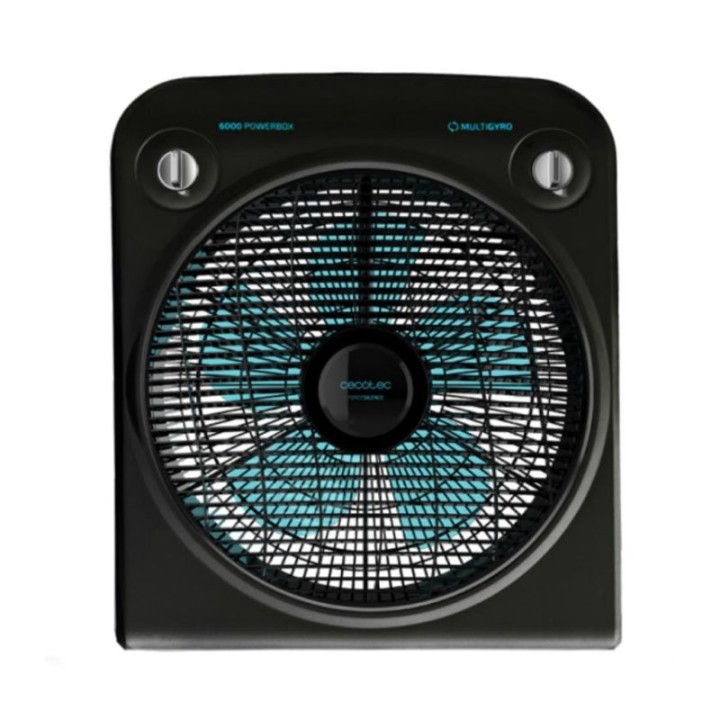 Cecotec EnergySilence 6000 PowerBox Black Ventilador Box Fan 50W Negro