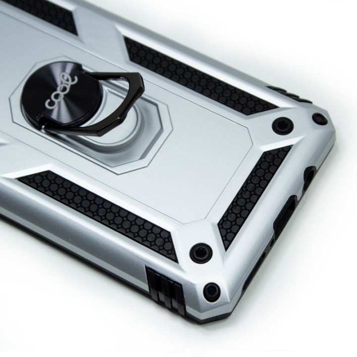 Cool Funda Hard Plata con Anilla para iPhone 12 Mini